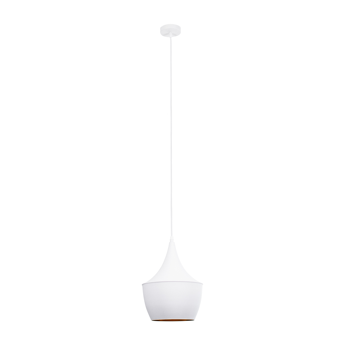 LEDTM® SHANGHAI 01026-A Μοντέρνο Κρεμαστό Φωτιστικό Οροφής με Ντουί 1 x E27 AC 220-240V IP20 - Λευκό & Χρυσό - Μ24 x Π24 x Υ30cm - Image 4