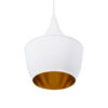 LEDTM® SHANGHAI 01026-A Μοντέρνο Κρεμαστό Φωτιστικό Οροφής με Ντουί 1 x E27 AC 220-240V IP20 - Λευκό & Χρυσό - Μ24 x Π24 x Υ30cm - Image 6