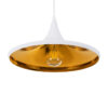 LEDTM® SHANGHAI 01026-B Μοντέρνο Κρεμαστό Φωτιστικό Οροφής με Ντουί 1 x E27 AC 220-240V IP20 - Λευκό & Χρυσό - Μ37 x Π37 x Υ17cm - Image 6