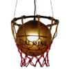 LEDTM® NBA 01027 Μοντέρνο Κρεμαστό Φωτιστικό Οροφής με Ντουί 1 x E27 AC 220-240V IP20 - Πορτοκαλί & Κόκκινο - Μ32 x Π32 x Υ58cm - Image 4