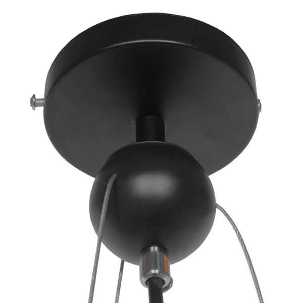 LEDTM® NBA 01027 Μοντέρνο Κρεμαστό Φωτιστικό Οροφής με Ντουί 1 x E27 AC 220-240V IP20 - Πορτοκαλί & Κόκκινο - Μ32 x Π32 x Υ58cm - Image 6