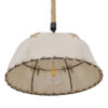 LEDTM® ANTOINETTE 01028 Vintage Κρεμαστό Φωτιστικό Οροφής με Ντουί 1 x E27 AC 220-240V IP20 - Μπεζ - Μ35 x Π35 x Υ20cm - Image 6