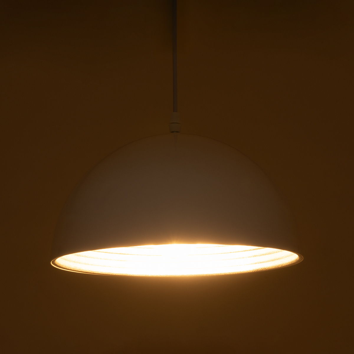 LEDTM® CHIME 01030 Μοντέρνο Κρεμαστό Φωτιστικό Οροφής με Ντουί 1 x E27 AC 220-240V IP20 - Λευκό - Μ30 x Π30 x Υ16cm - Image 3