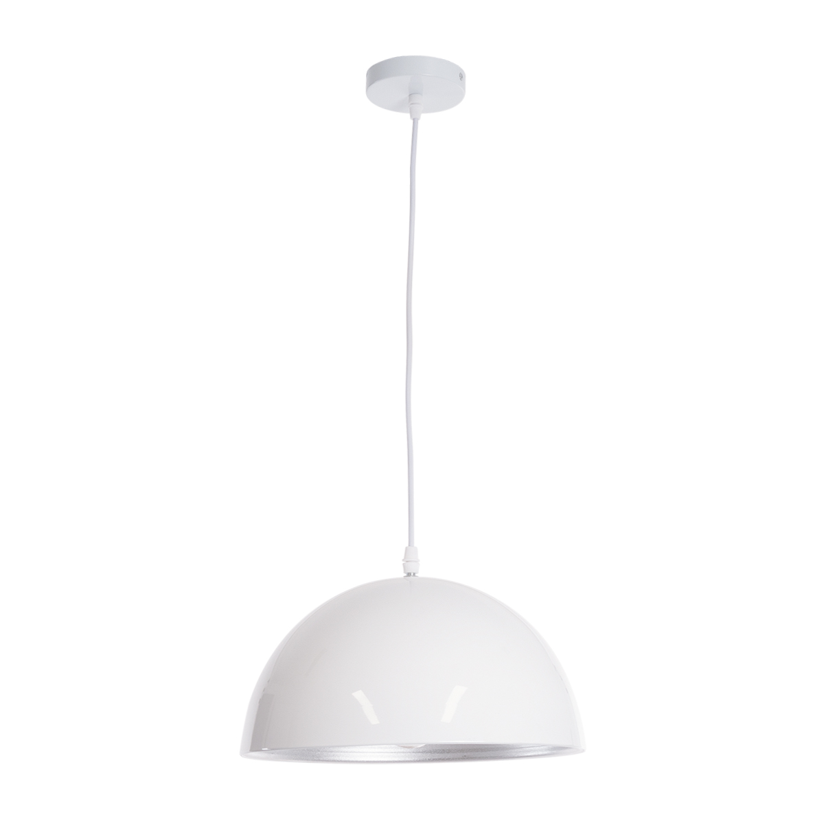 LEDTM® CHIME 01030 Μοντέρνο Κρεμαστό Φωτιστικό Οροφής με Ντουί 1 x E27 AC 220-240V IP20 - Λευκό - Μ30 x Π30 x Υ16cm - Image 4