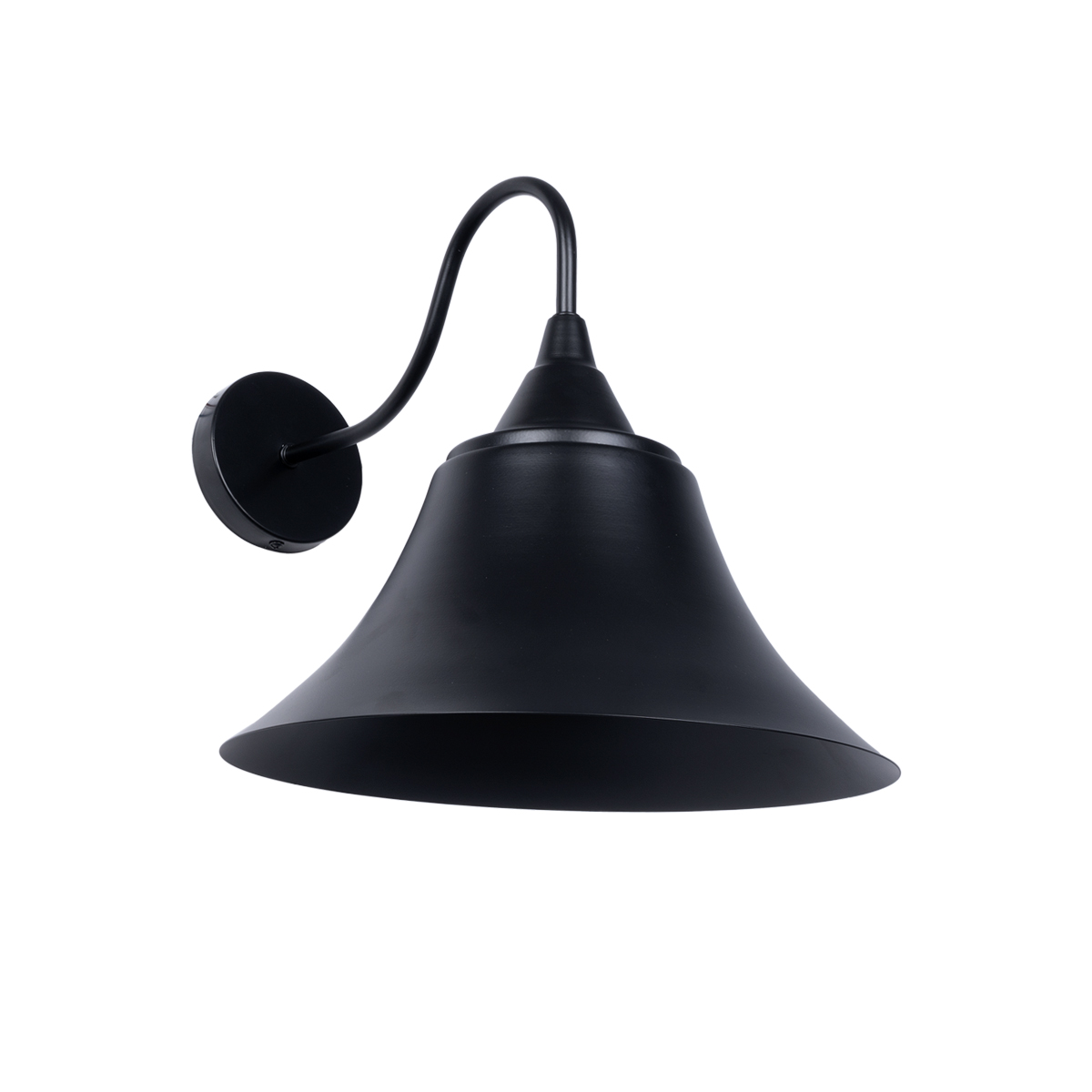 LEDTM® BELL 01038 Vintage Φωτιστικό Τοίχου - Απλίκα με Ντουί 1 x E27 AC 220-240V IP20 - Μαύρο - Μ35 x Π28.5 x Υ30cm - Image 2