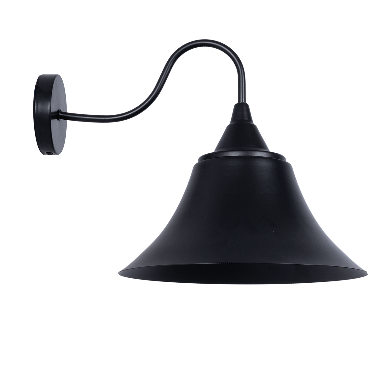 LEDTM® BELL 01038 Vintage Φωτιστικό Τοίχου - Απλίκα με Ντουί 1 x E27 AC 220-240V IP20 - Μαύρο - Μ35 x Π28.5 x Υ30cm - Image 5