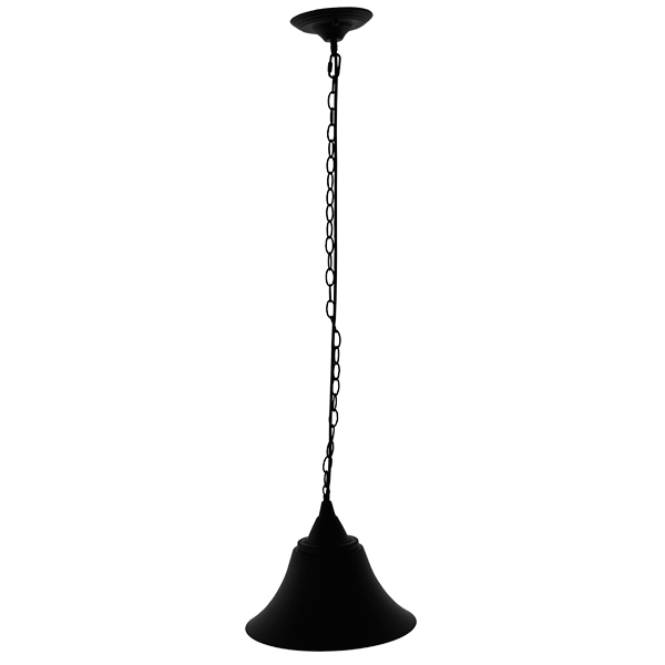 LEDTM® CLOCHER 01041 Vintage Κρεμαστό Φωτιστικό Οροφής με Ντουί 1 x E27 AC 220-240V IP20 - Μαύρο - Μ29 x Π29 x Υ34cm - Image 2
