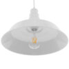 LEDTM® RAY 01043 Vintage Κρεμαστό Φωτιστικό Οροφής με Ντουί 1 x E27 AC 220-240V IP20 - Λευκό - Μ36 x Π36 x Υ25cm - Image 5