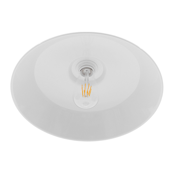 LEDTM® RAY 01043 Vintage Κρεμαστό Φωτιστικό Οροφής με Ντουί 1 x E27 AC 220-240V IP20 - Λευκό - Μ36 x Π36 x Υ25cm - Image 6