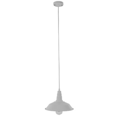 Alternative view of LEDTM® RAY 01044 Vintage Κρεμαστό Φωτιστικό Οροφής με Ντουί 1 x E27 AC 220-240V IP20 - Λευκό - Μ26 x Π26 x Υ25cm