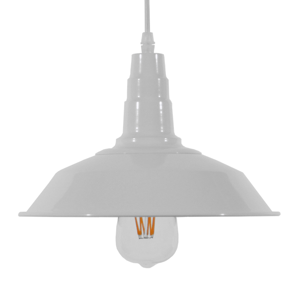 LEDTM® RAY 01044 Vintage Κρεμαστό Φωτιστικό Οροφής με Ντουί 1 x E27 AC 220-240V IP20 - Λευκό - Μ26 x Π26 x Υ25cm - Image 3
