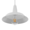 LEDTM® RAY 01044 Vintage Κρεμαστό Φωτιστικό Οροφής με Ντουί 1 x E27 AC 220-240V IP20 - Λευκό - Μ26 x Π26 x Υ25cm - Image 5