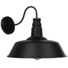 LEDTM® SORD 01053 Vintage Φωτιστικό Τοίχου - Απλίκα με Ντουί 1 x E27 AC 220-240V IP20 - Μαύρο - Μ36 x Π42 x Υ32cm - Image 2