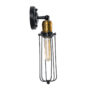 LEDTM® CATEL 01055 Vintage Φωτιστικό Τοίχου - Απλίκα με Ντουί 1 x E27 AC 220-240V IP20 - Μαύρο & Χρυσό - Μ11 x Π10.5 x Υ36cm - Image 5