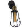 LEDTM® CATEL 01056 Vintage Φωτιστικό Τοίχου - Απλίκα με Ντουί 1 x E27 AC 220-240V IP20 - Μαύρο & Χρυσό - Μ12 x 15 x Υ32cm - Image 6