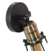 LEDTM® CATEL 01056 Vintage Φωτιστικό Τοίχου - Απλίκα με Ντουί 1 x E27 AC 220-240V IP20 - Μαύρο & Χρυσό - Μ12 x 15 x Υ32cm - Image 8