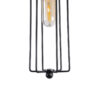 LEDTM® KLECE 01057 Vintage Κρεμαστό Φωτιστικό Οροφής με Ντουί 1 x E27 AC 220-240V IP20 - Μαύρο & Χρυσό - Μ8 x Π8 x Υ28cm - Image 9
