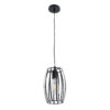 LEDTM® ZEBRA 01062 Μοντέρνο Κρεμαστό Φωτιστικό Οροφής με Ντουί 1 x E27 AC 220-240V IP20 - Μαύρο - Μ15 x Π15 x Υ24cm - Image 4