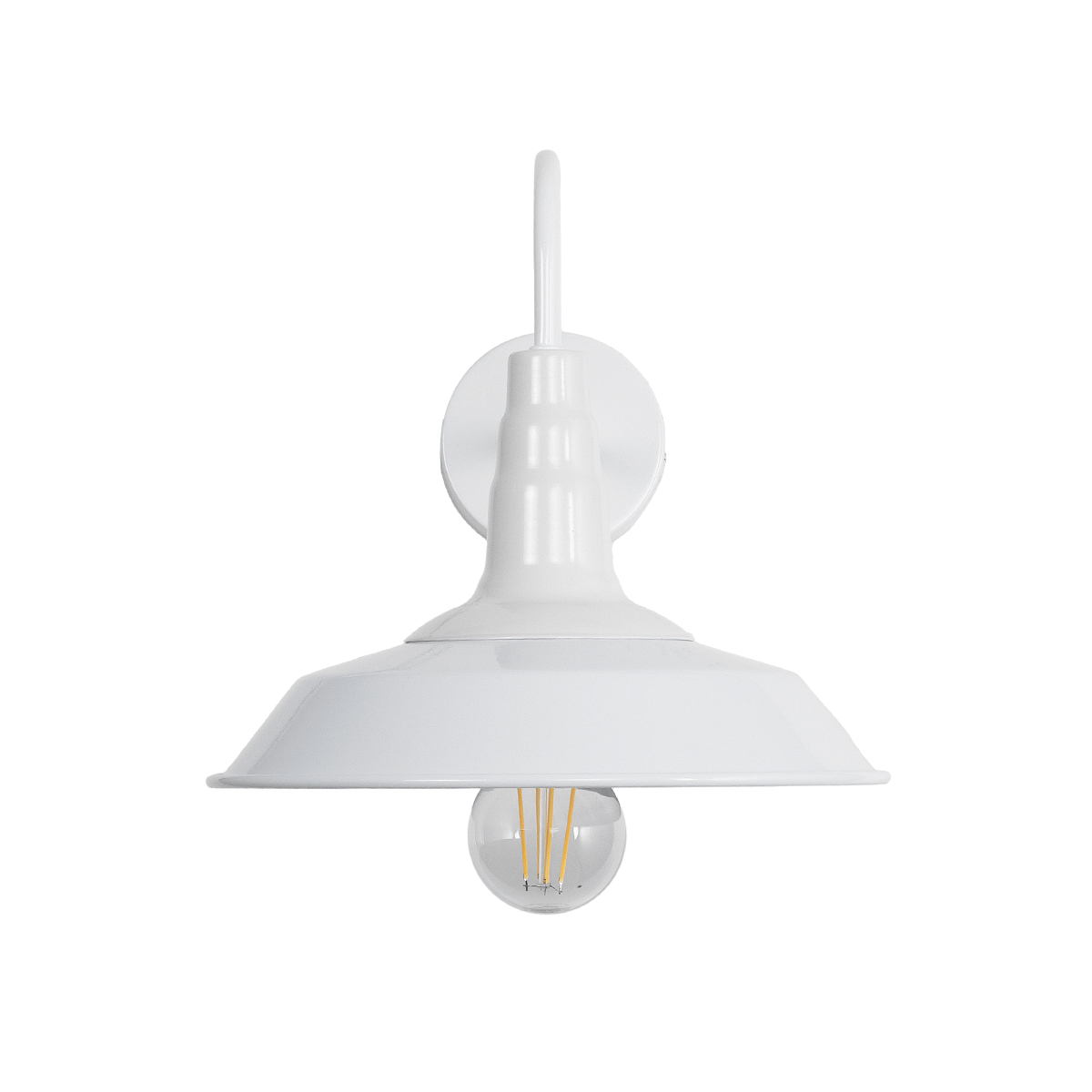 LEDTM® RAY 01066 Vintage Φωτιστικό Τοίχου - Απλίκα με Ντουί 1 x E27 AC 220-240V IP20 - Λευκό - Μ26 x Π37 x Υ32cm - Image 4