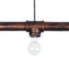 LEDTM® CANAL 01070 Vintage Κρεμαστό Φωτιστικό Οροφής με Ντουί 5 x E27 AC 220-240V IP20 - Χάλκινο Εφέ Σκουριάς - Μ88 x Π5 x Υ7cm - Image 10