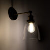 LEDTM® LYDIA 01071 Vintage Φωτιστικό Τοίχου - Απλίκα με Ντουί 1 x E27 AC 220-240V IP20 - Μαύρο & Χρυσό - Μ14 x Π26 x Υ30cm - Image 3