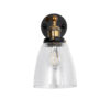 LEDTM® LYDIA 01071 Vintage Φωτιστικό Τοίχου - Απλίκα με Ντουί 1 x E27 AC 220-240V IP20 - Μαύρο & Χρυσό - Μ14 x Π26 x Υ30cm - Image 4