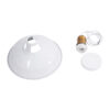LEDTM® ANER 01072 Vintage Κρεμαστό Φωτιστικό Οροφής με Ντουί 1 x E27 AC 220-240V IP20 - Λευκό & Χρυσό - Μ27.5 x Π27.5 x Υ19cm - Image 11