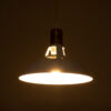 LEDTM® ANER 01072 Vintage Κρεμαστό Φωτιστικό Οροφής με Ντουί 1 x E27 AC 220-240V IP20 - Λευκό & Χρυσό - Μ27.5 x Π27.5 x Υ19cm - Image 3