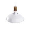 LEDTM® ANER 01072 Vintage Κρεμαστό Φωτιστικό Οροφής με Ντουί 1 x E27 AC 220-240V IP20 - Λευκό & Χρυσό - Μ27.5 x Π27.5 x Υ19cm - Image 6