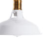 LEDTM® ANER 01072 Vintage Κρεμαστό Φωτιστικό Οροφής με Ντουί 1 x E27 AC 220-240V IP20 - Λευκό & Χρυσό - Μ27.5 x Π27.5 x Υ19cm - Image 9