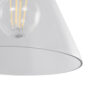 LEDTM® BINGLEY 01074 Vintage Φωτιστικό Τοίχου - Απλίκα με Ντουί 1 x E27 AC 220-240V IP20 - Διάφανο & Χρυσό - Μ18 x Π28 x Υ25cm - Image 6