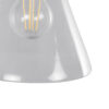 LEDTM® BINGLEY 01074 Vintage Φωτιστικό Τοίχου - Απλίκα με Ντουί 1 x E27 AC 220-240V IP20 - Διάφανο & Χρυσό - Μ18 x Π28 x Υ25cm - Image 7