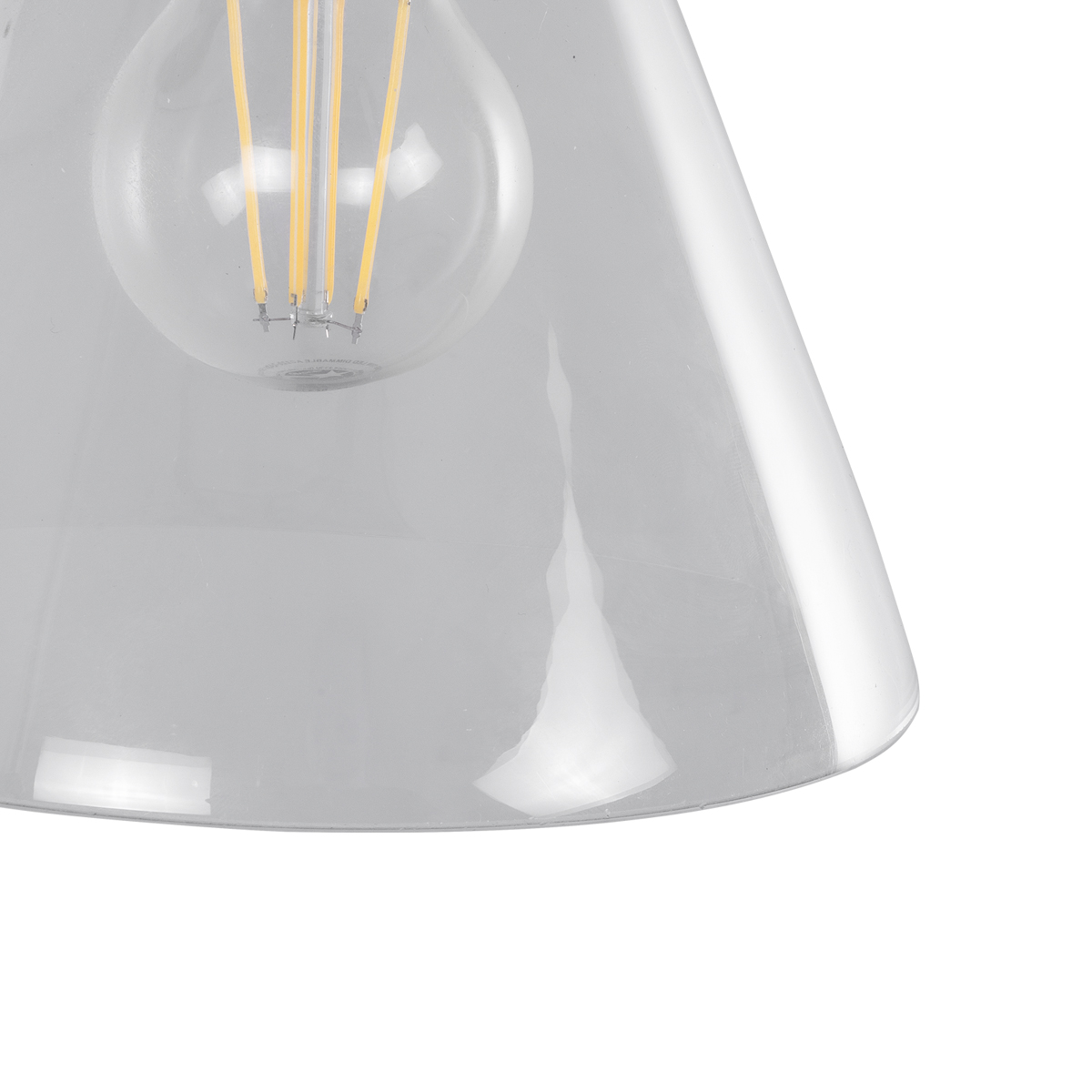 LEDTM® BINGLEY 01074 Vintage Φωτιστικό Τοίχου - Απλίκα με Ντουί 1 x E27 AC 220-240V IP20 - Διάφανο & Χρυσό - Μ18 x Π28 x Υ25cm - Image 7