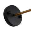 LEDTM® BINGLEY 01074 Vintage Φωτιστικό Τοίχου - Απλίκα με Ντουί 1 x E27 AC 220-240V IP20 - Διάφανο & Χρυσό - Μ18 x Π28 x Υ25cm - Image 8