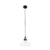LEDTM® WICKHAM 01075 Vintage Κρεμαστό Φωτιστικό Οροφής με Ντουί 1 x E27 AC 220-240V IP20 - Διάφανο & Χρυσό - Μ24.5 x Π24.5 x Υ15cm - Image 4