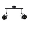 LEDTM® CANNES 01081 Μοντέρνο Φωτιστικό Οροφής με Ντουί 2 x E27 AC 220-240V IP20 - Μαύρο - Μ61 x Π12 x Υ48cm - Image 4