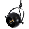 LEDTM® CANNES 01081 Μοντέρνο Φωτιστικό Οροφής με Ντουί 2 x E27 AC 220-240V IP20 - Μαύρο - Μ61 x Π12 x Υ48cm - Image 7