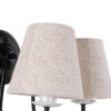 LEDTM® DOVE 01086 Vintage Φωτιστικό Τοίχου - Απλίκα με Ντουί 2 x E14 AC 220-240V IP20 - Μαύρο & Μπεζ - Μ28 x Π28 x Υ30cm - Image 7