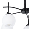 LEDTM® LUNA 01088 Μοντέρνο Φωτιστικό Οροφής με Ντουί 5 x E27 AC 220-240V IP20 - Λευκό & Μαύρο - Μ60 x Π60 x Υ43cm - Image 6