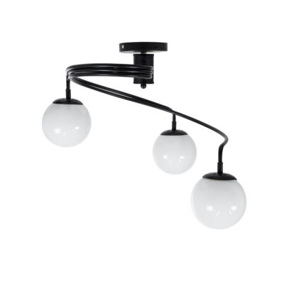 Alternative view of LEDTM® SELINA 01089 Μοντέρνο Φωτιστικό Οροφής με Ντουί 3 x E27 AC 220-240V IP20 - Μαύρο & Λευκό - Μ60 x Π60 x Υ45cm