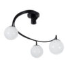 LEDTM® SELINA 01089 Μοντέρνο Φωτιστικό Οροφής με Ντουί 3 x E27 AC 220-240V IP20 - Μαύρο & Λευκό - Μ60 x Π60 x Υ45cm - Image 3