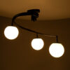 LEDTM® SELINA 01089 Μοντέρνο Φωτιστικό Οροφής με Ντουί 3 x E27 AC 220-240V IP20 - Μαύρο & Λευκό - Μ60 x Π60 x Υ45cm - Image 4