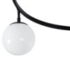 LEDTM® SELINA 01089 Μοντέρνο Φωτιστικό Οροφής με Ντουί 3 x E27 AC 220-240V IP20 - Μαύρο & Λευκό - Μ60 x Π60 x Υ45cm - Image 5