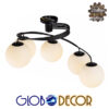 LEDTM® SELINA 01090 Μοντέρνο Φωτιστικό Οροφής με Ντουί 5 x E27 AC 220-240V IP20 - Μαύρο & Λευκό - Μ63 x Π63 x Υ47cm - Image 5