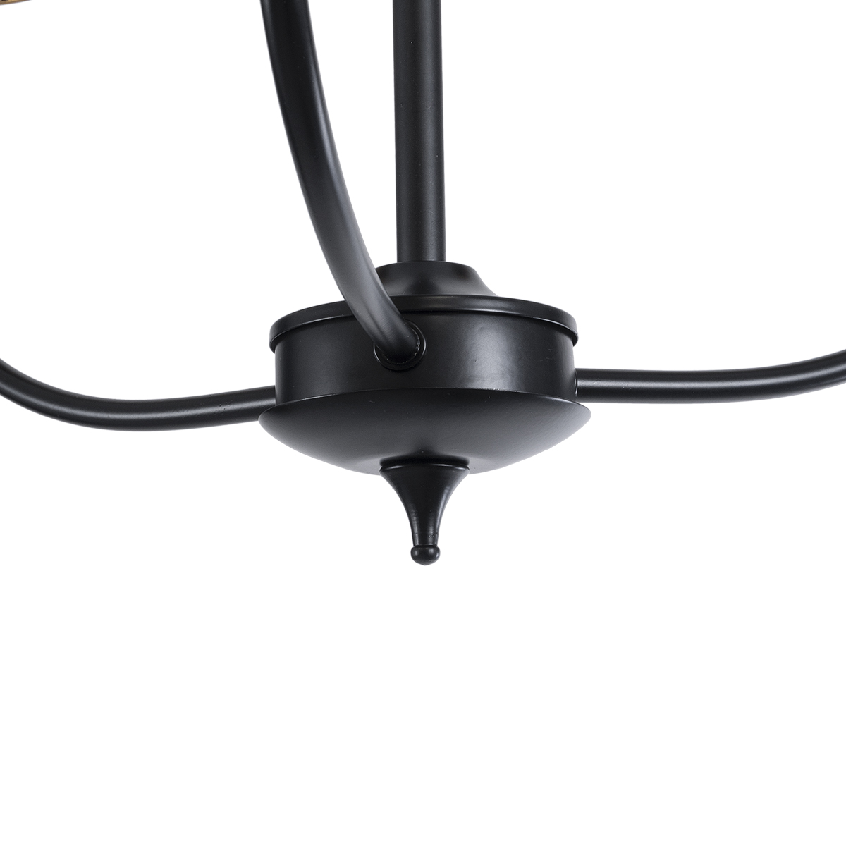 LEDTM® LIMI 01091 Vintage Κρεμαστό Φωτιστικό Οροφής με Ντουί 3 x E14 AC 220-240V IP20 - Μαύρο & Χρυσό - Μ55 x Π55 x Υ55cm - Image 10