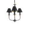 LEDTM® LIMI 01091 Vintage Κρεμαστό Φωτιστικό Οροφής με Ντουί 3 x E14 AC 220-240V IP20 - Μαύρο & Χρυσό - Μ55 x Π55 x Υ55cm - Image 2