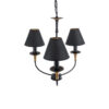 LEDTM® LIMI 01091 Vintage Κρεμαστό Φωτιστικό Οροφής με Ντουί 3 x E14 AC 220-240V IP20 - Μαύρο & Χρυσό - Μ55 x Π55 x Υ55cm - Image 7