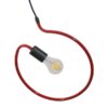 LEDTM® LIBBY 01095-1 Παιδικό Κρεμαστό Φωτιστικό Οροφής με Ντουί 1 x E27 AC 220-240V IP20 - Κόκκινο - Μ28 x Π28 x Υ16cm - Image 6