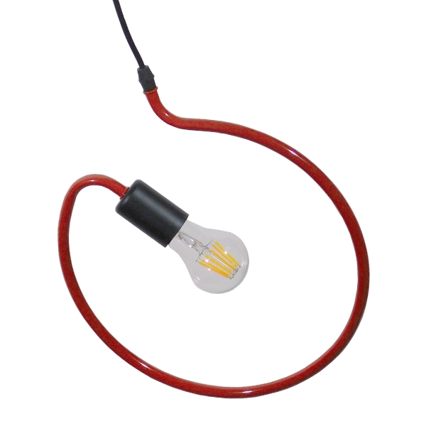 LEDTM® LIBBY 01095-1 Παιδικό Κρεμαστό Φωτιστικό Οροφής με Ντουί 1 x E27 AC 220-240V IP20 - Κόκκινο - Μ28 x Π28 x Υ16cm - Image 6