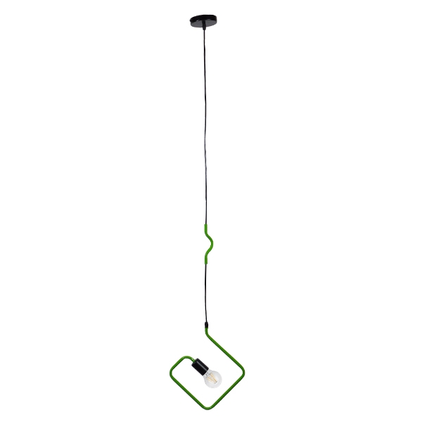 LEDTM® LIBBY 01096-1 Παιδικό Κρεμαστό Φωτιστικό Οροφής με Ντουί 1 x E27 AC 220-240V IP20 - Πράσινο & Μαύρο - Μ31 x Π31 x Υ16cm - Image 4